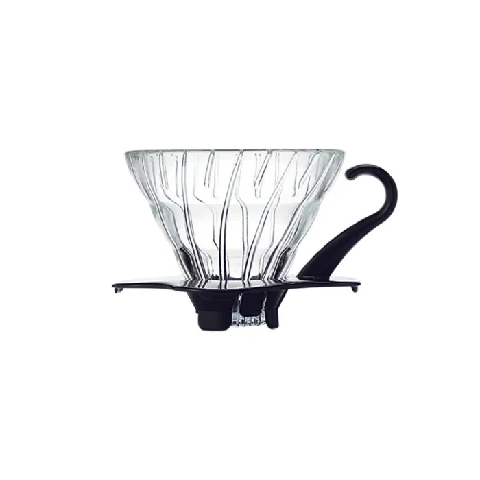 Hario V60 Coffee Dripper 01 Γυάλινο Μαύρο