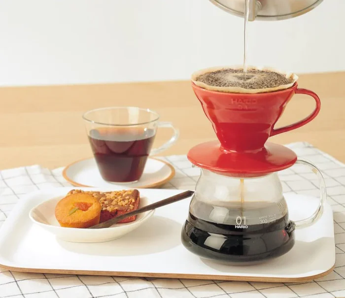 Hario Coffee Dripper 01 V60 Κεραμικός Κόκκινος