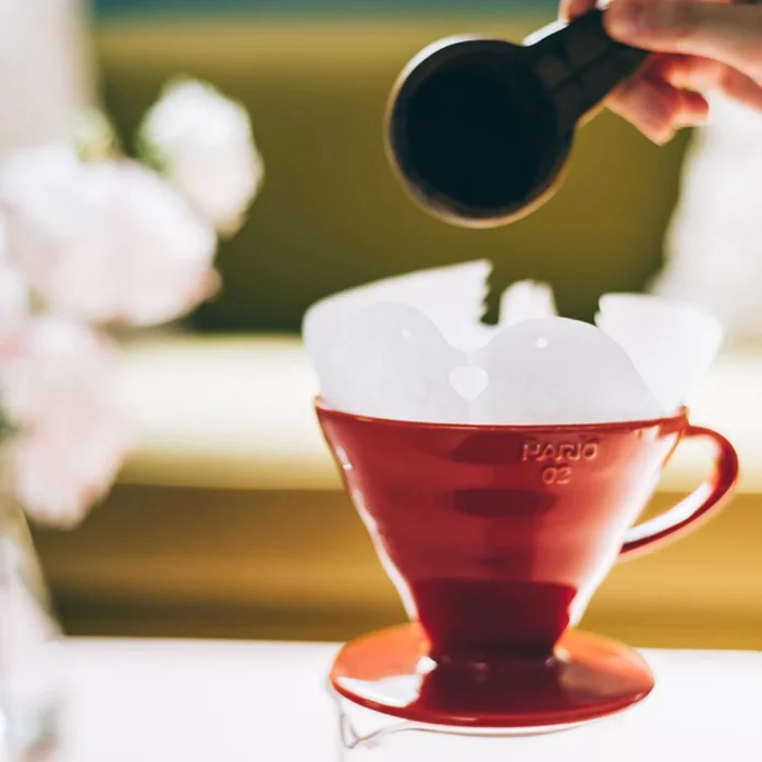 Hario Coffee Dripper 02 V60 Κεραμικός Κόκκινος