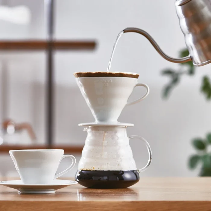 Hario Coffee Dripper 02 V60 Κεραμικός Λευκός